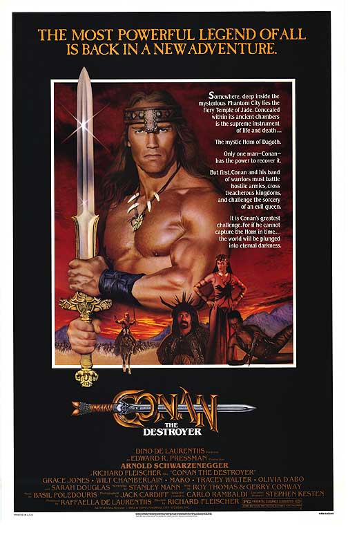 Conan the Destroyer poster